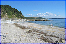 Cornwall Tourism Magazine - Meudon Hotel beach